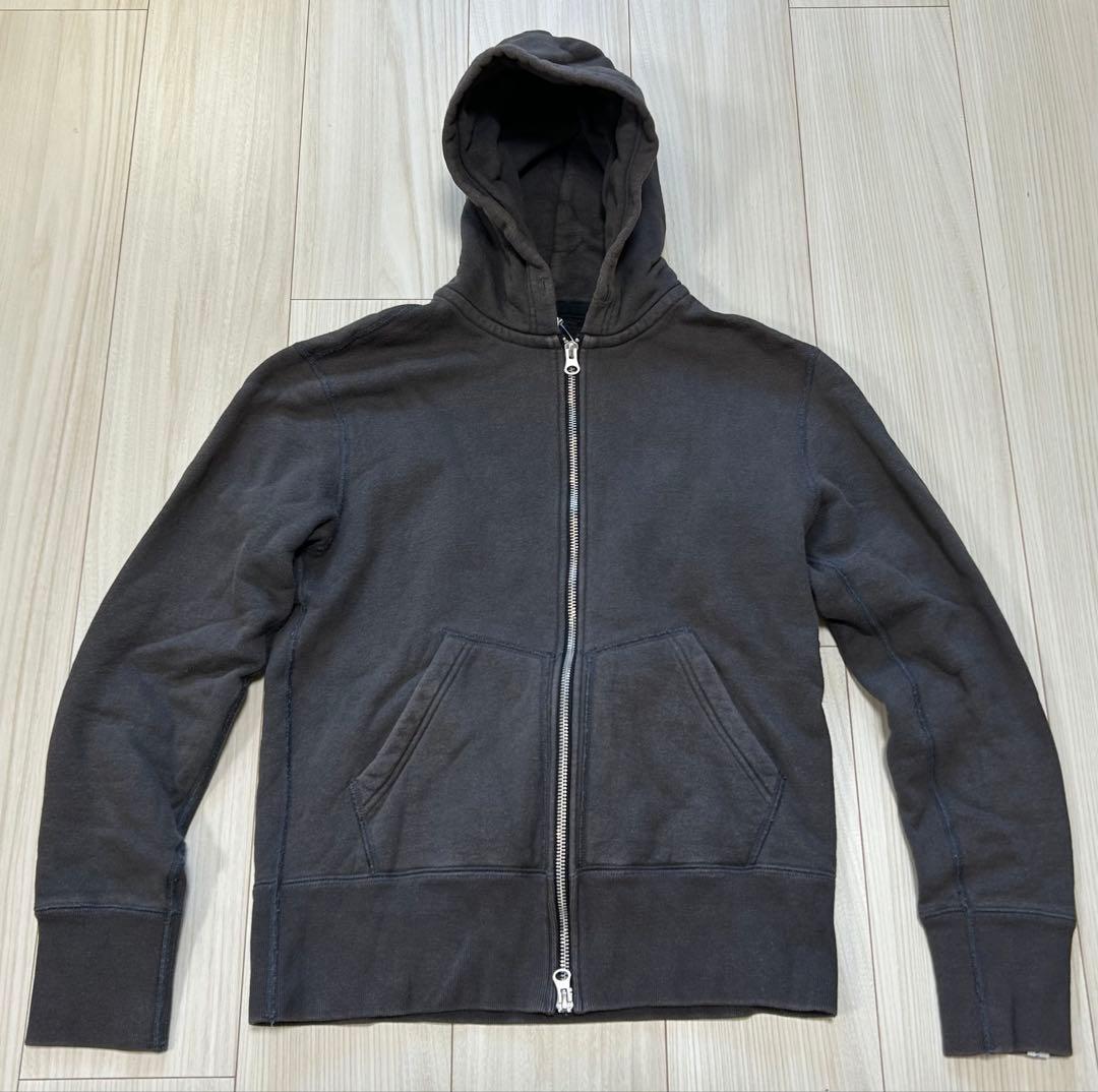 ビームス ループウィラー ジップフーディ ジップパーカー スリムフィット MM LOOPWHEELER