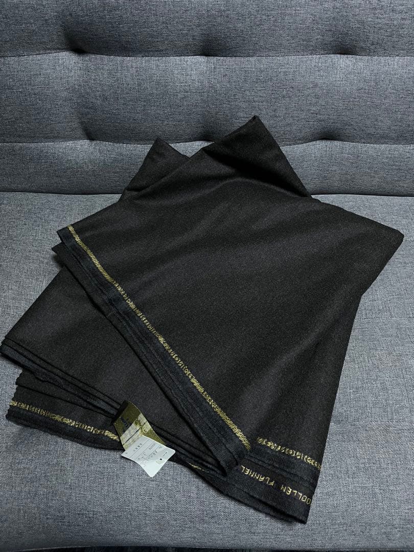 CANONICO ウールフランネル生地 茶