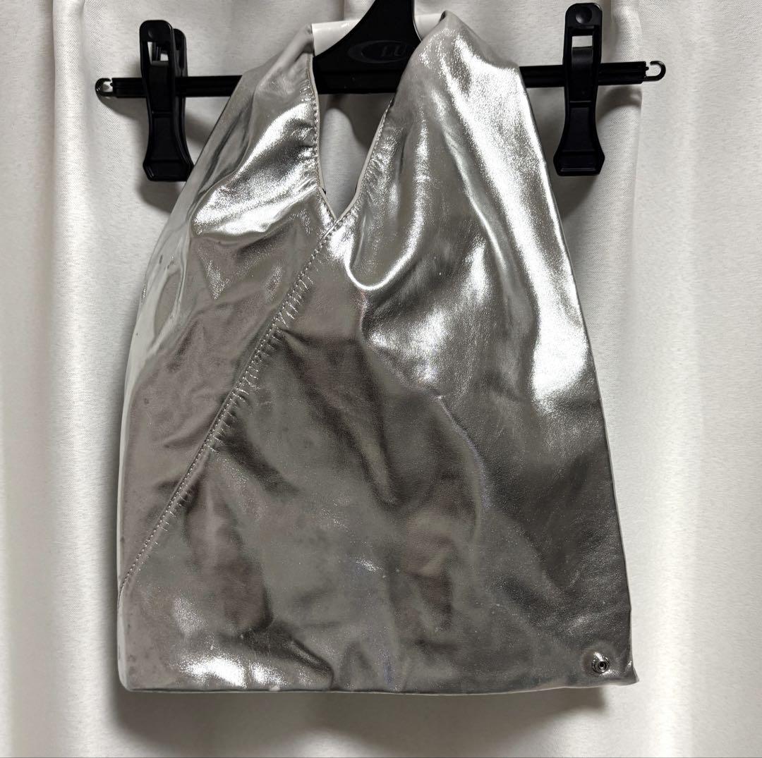 MM6 Maison Margiela シルバー バッグ　トートバッグバッグ