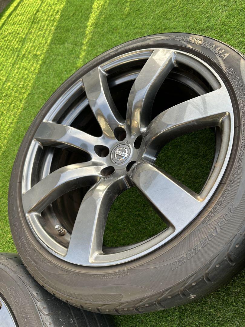 【あもん】R35 GTR 純正ホイール 20インチ 114.3 10.5J