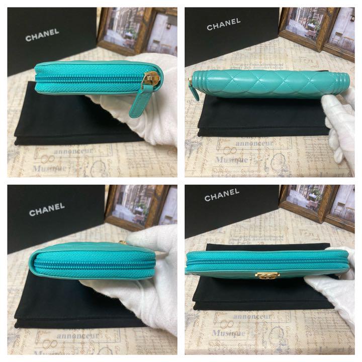 CHANEL ラウンドジップ 長財布 WN2Pd-m82753098408 ボーイシャネル マトラッセ 定番低価