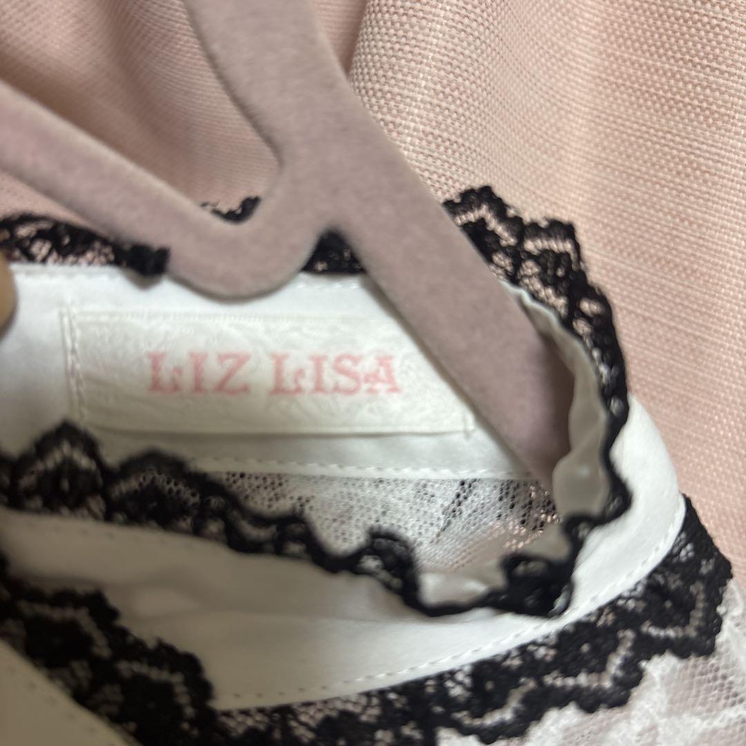 LIZLISA 3つリボンフロントチョーカーブラウス