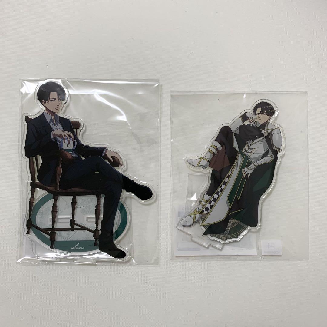 進撃の巨人 まるくじ チェスstyle ティータイム リヴァイ アクリルスタンド