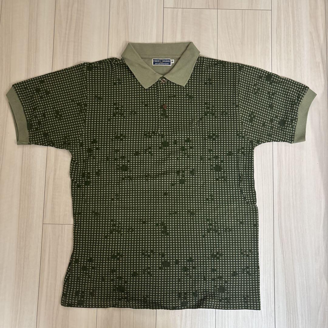 FRED PERRY オリーブグリーン ポロシャツ M