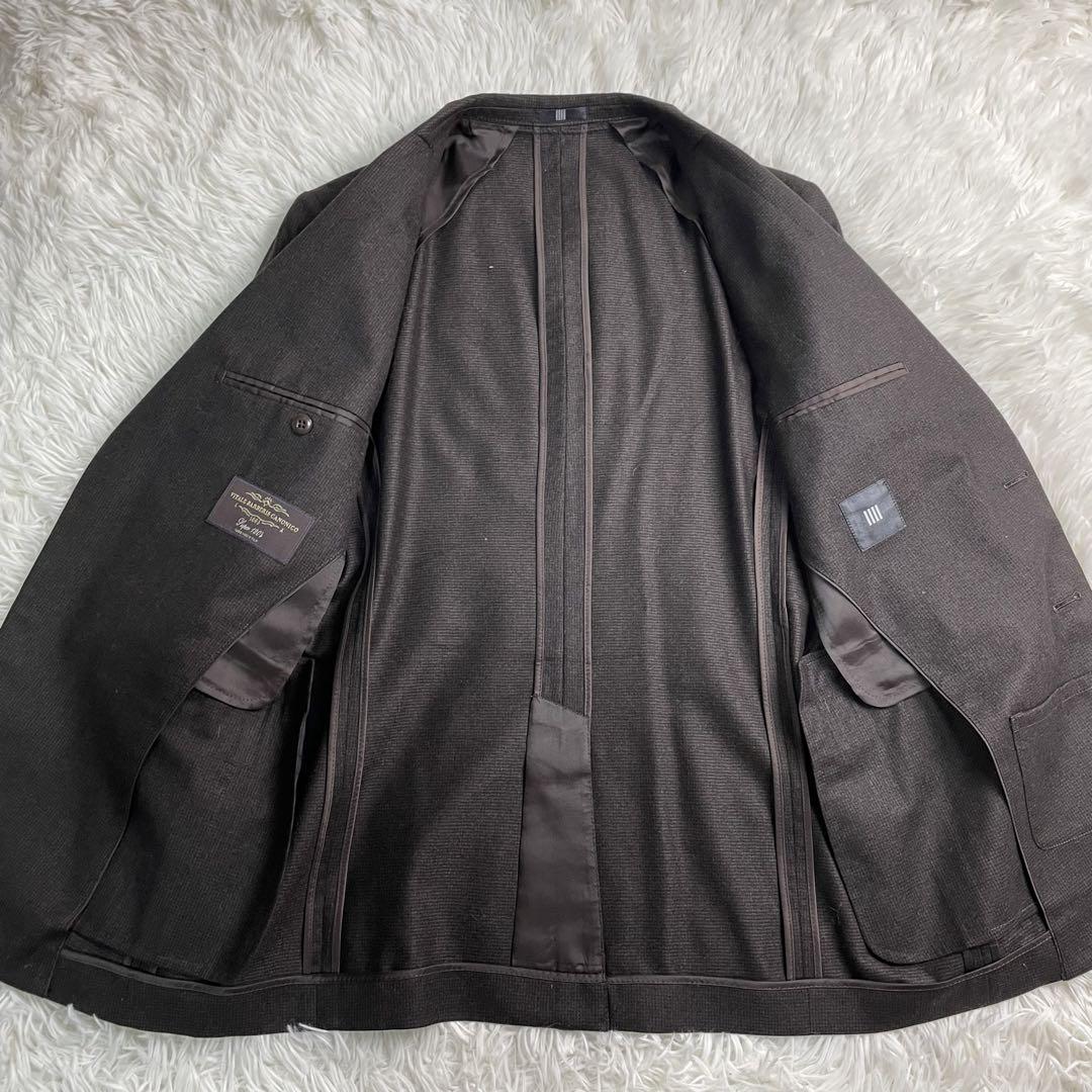 極美品✨スーツカンパニー × カノニコ スーツ イタリア製 A4 ブラウン