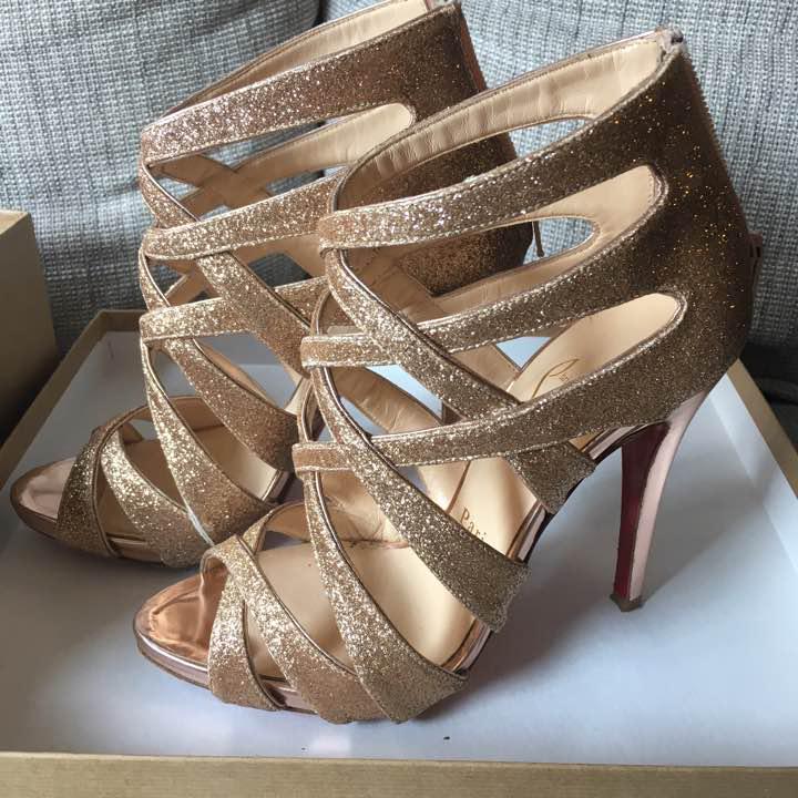 Louboutin クリスチャンルブタン グリッター ハイカット