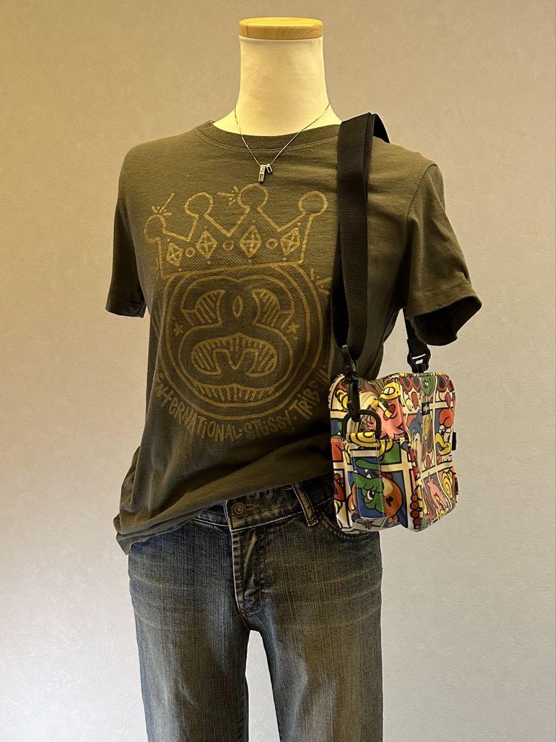 初期オールドステューシー　Tシャツ　made in USA ピチT Y2K