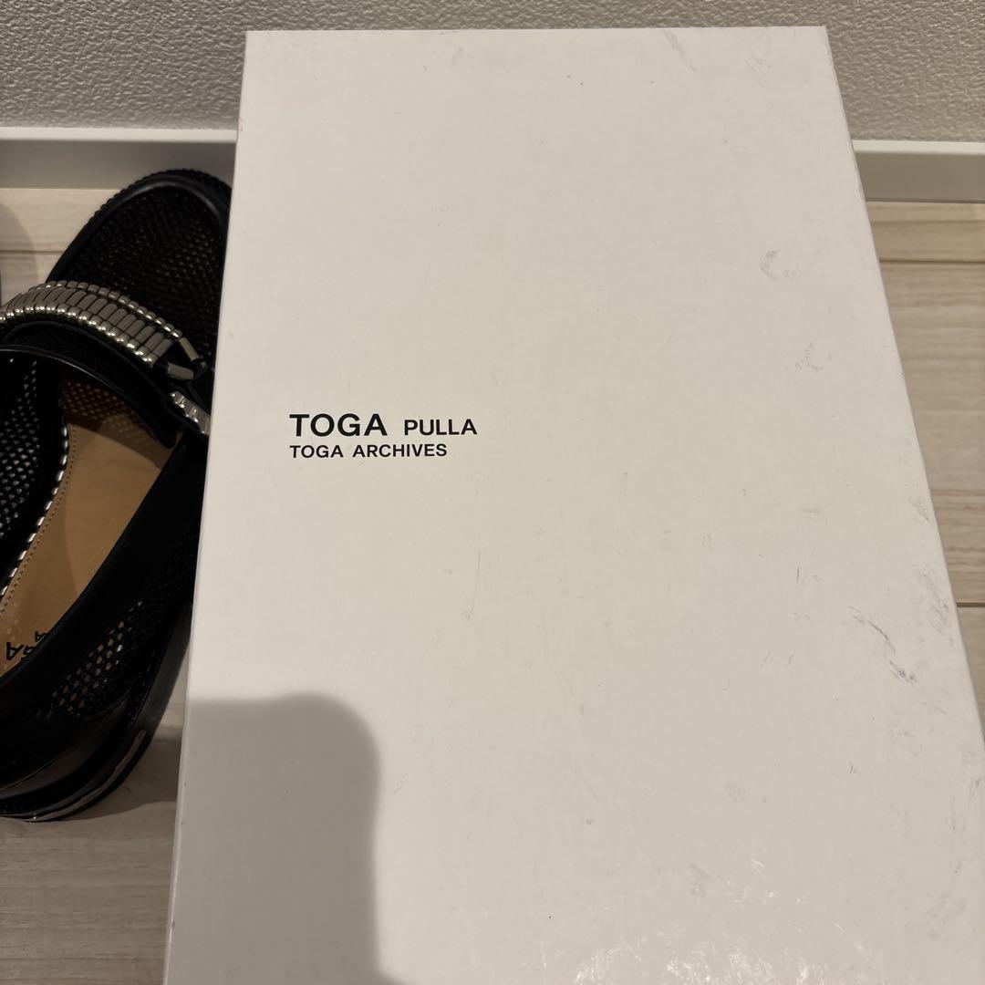 TOGA PULLA ブラック ローファー 38