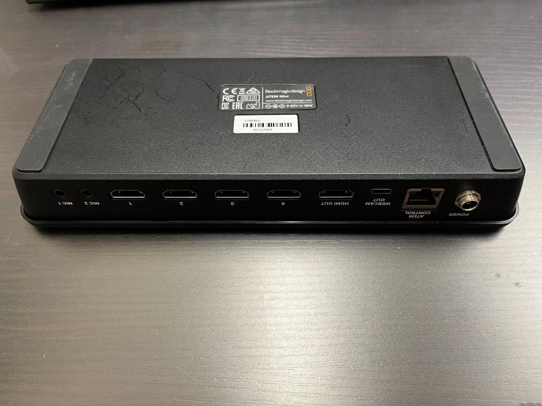 購入レビュー】Blackmagicdesign ATEM Mini 使用レビュー | 杉本 郁