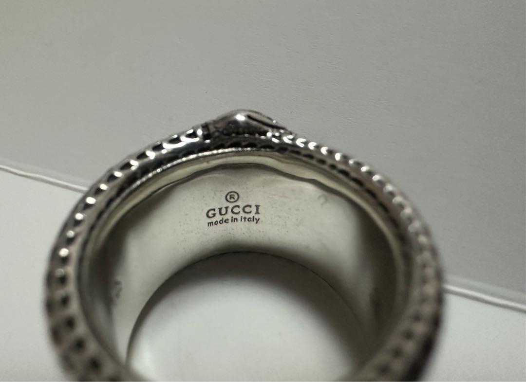 GUCCI 蛇 スネーク ダブルG 12号 リング 指輪