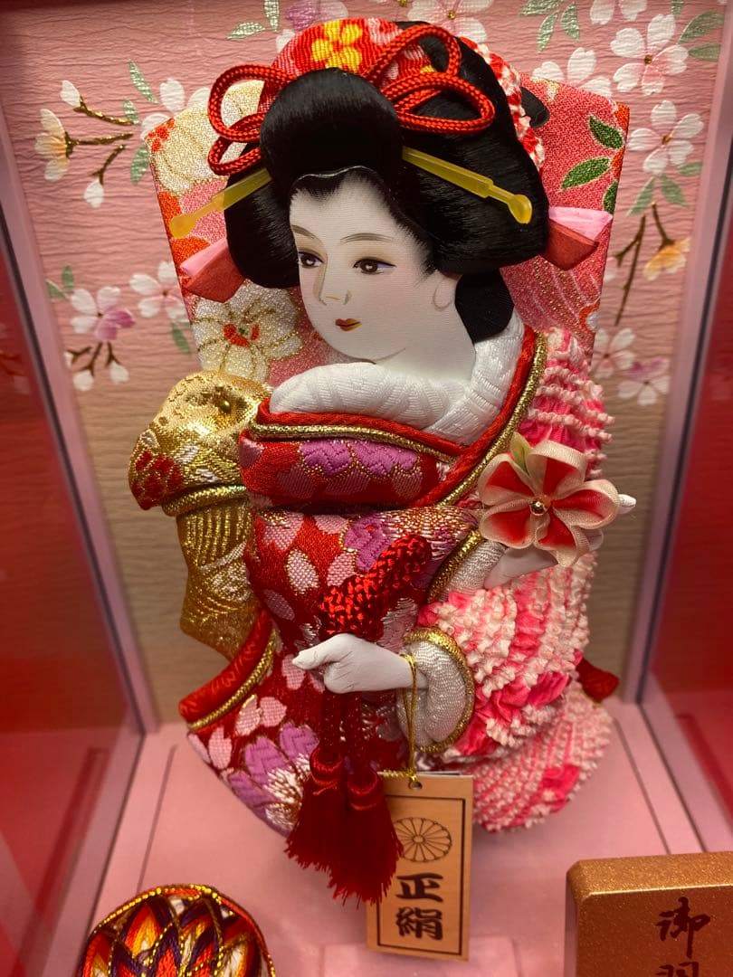 羽子板ガラスケース７号 サイズ間口約２３×奥行約２０×高さ約３１㎝