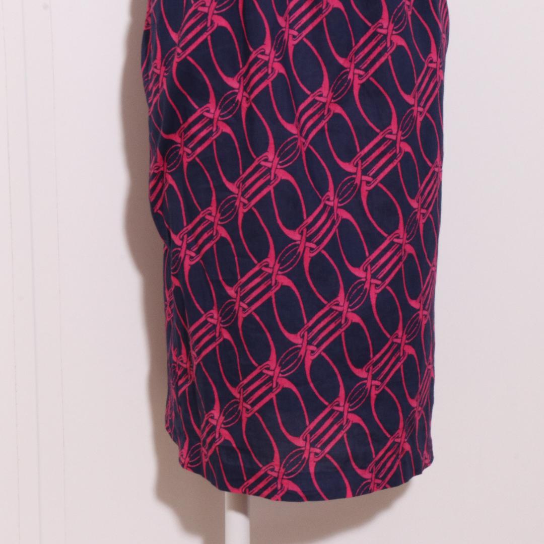 【美品】DIANEvonFURSTENBERG 膝丈ワンピース ブラック DIANE von FURSTENBERG - 大変美品 ダイアンフォンファステン