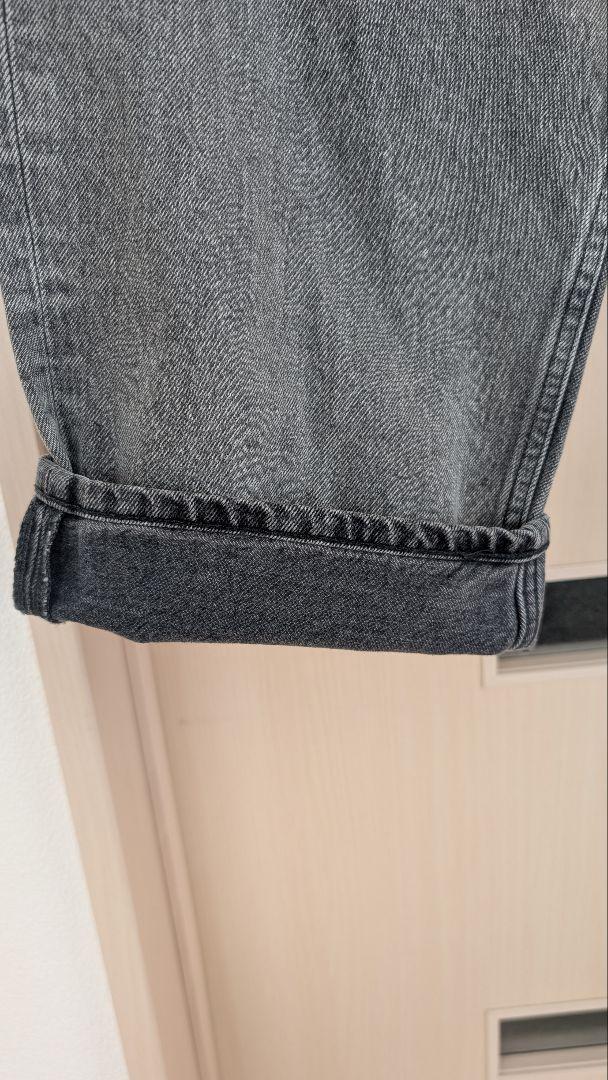 パンツ YLEVE/13.5oz DENIM BAGGY FADE/010BLK/3