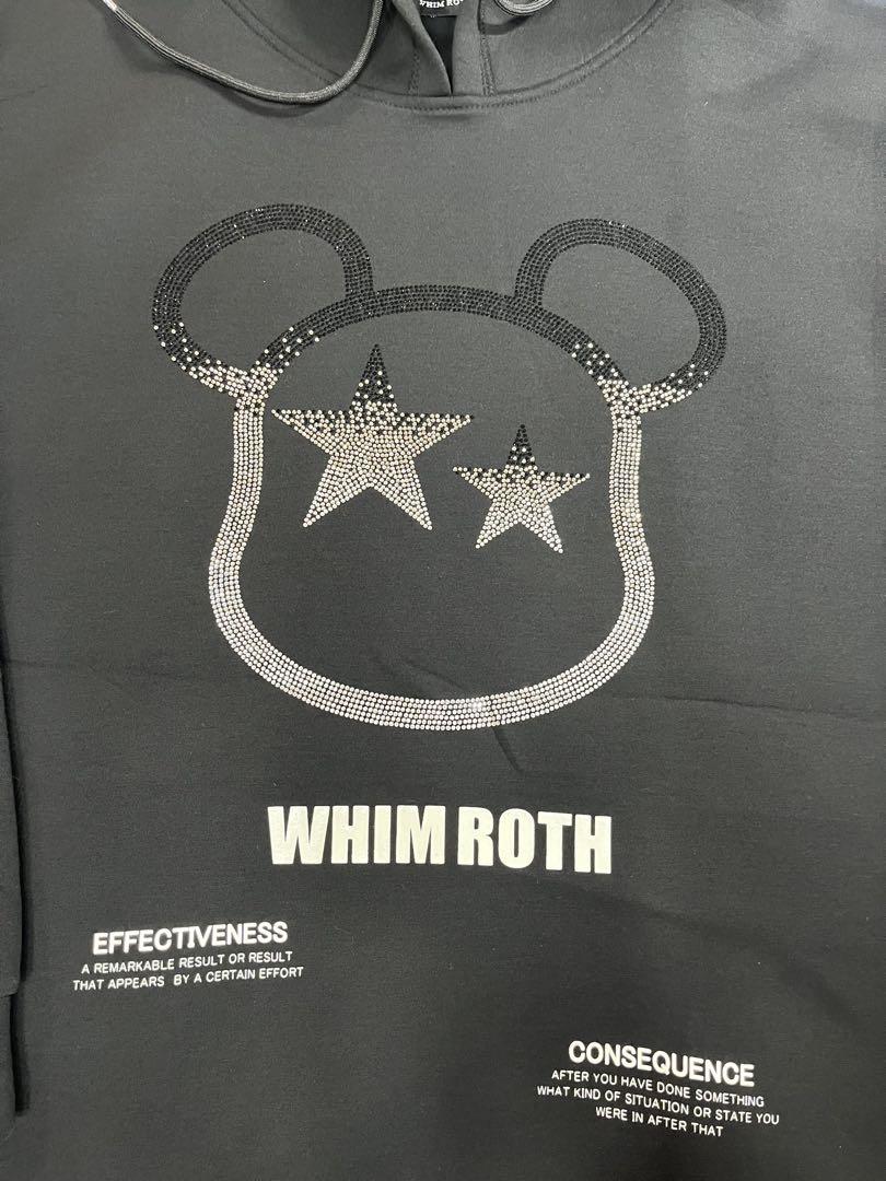 アダムスジャグラー　WHIM ROTH パーカー　フーディ　ラインストーン　L