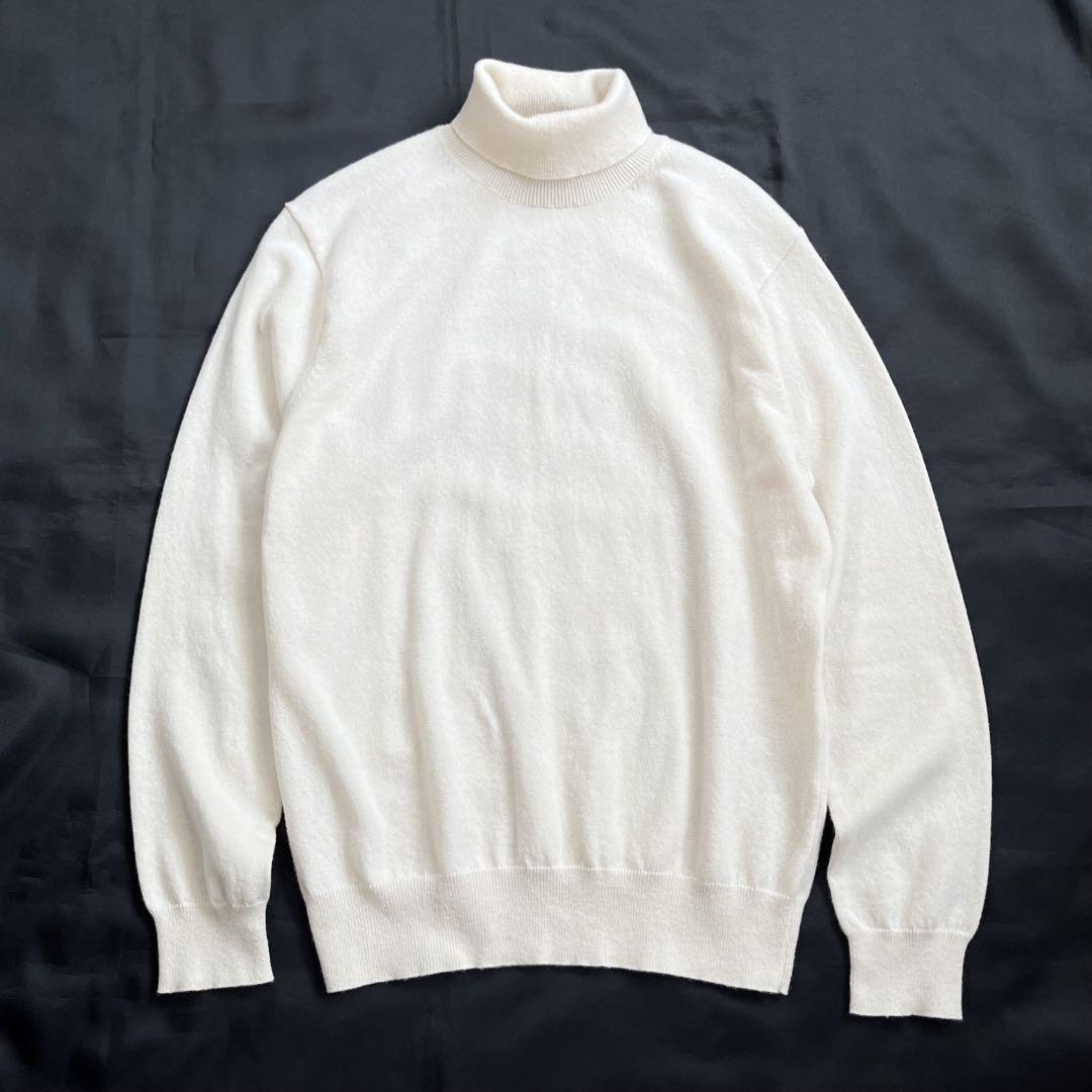 【美品】dunhill/ダンヒル　カシミヤ100%ニットセーター　タートルネック