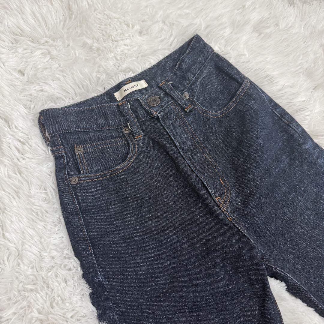 moussy MVS FLARE フレアデニム ブルー 23インチ - メルカリ