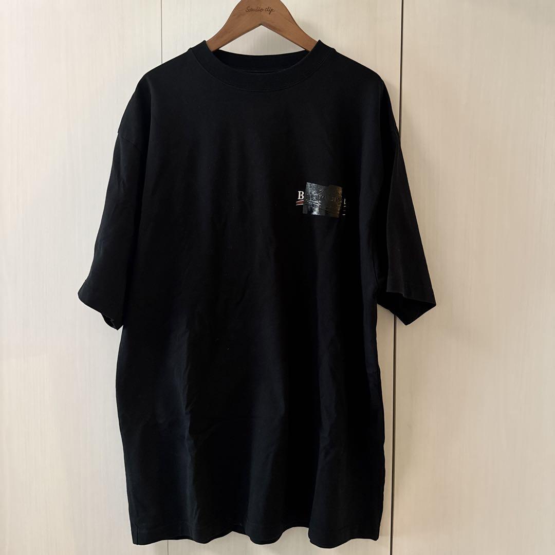 公式限定 福袋 - 公式通販オンラインショップ バレンシアガキャンペーンロゴTシャツ Gaffer Fit Large Tシャツ トップス