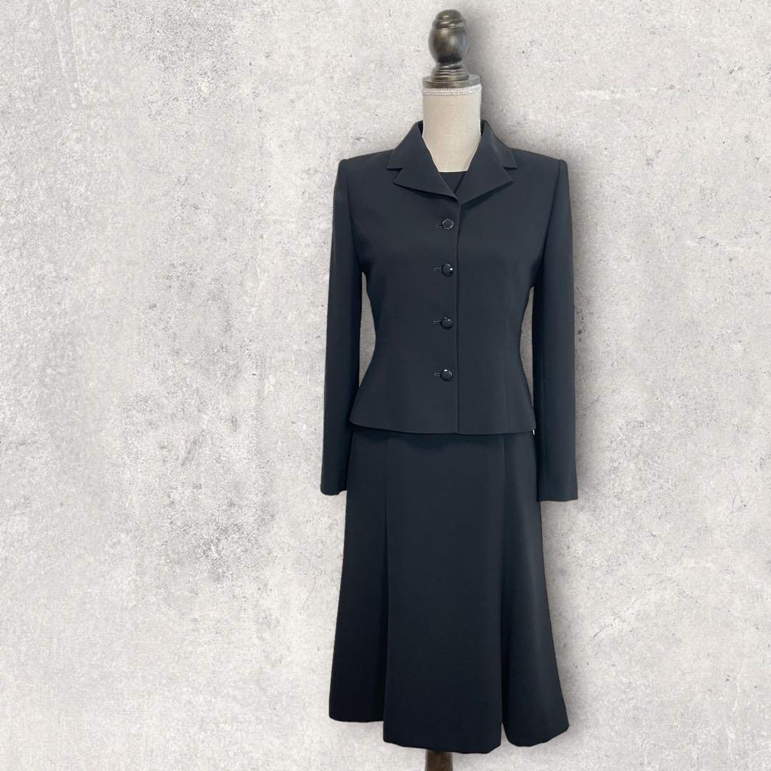 東京ソワール/高級喪服 礼服　ワンピース セットアップ　ブラックフォーマル