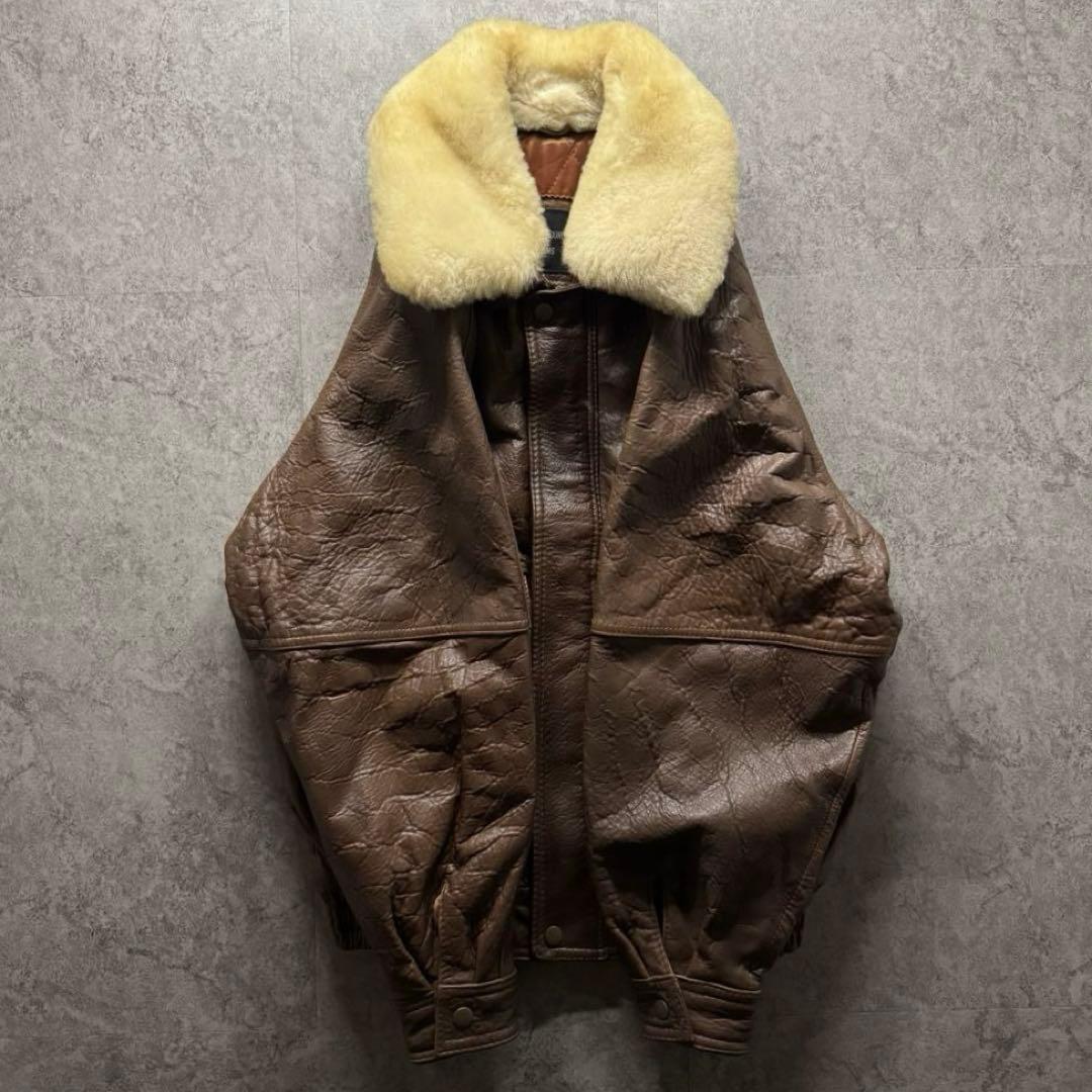 【90s vintage】フライトジャケット M G1 A2 シープスキン 本革 【90s vintage】フライトジャケット M G1 A2 シープスキン 本革