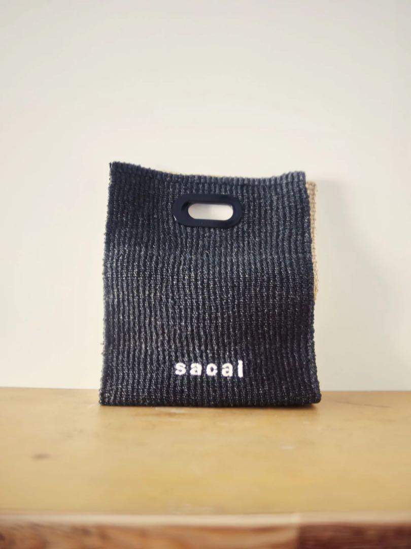 sacai かごバッグ　ショッパーバッグ　ミディアム