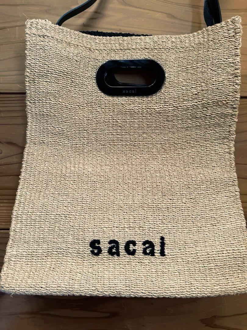 sacai かごバッグ　ショッパーバッグ　ミディアム