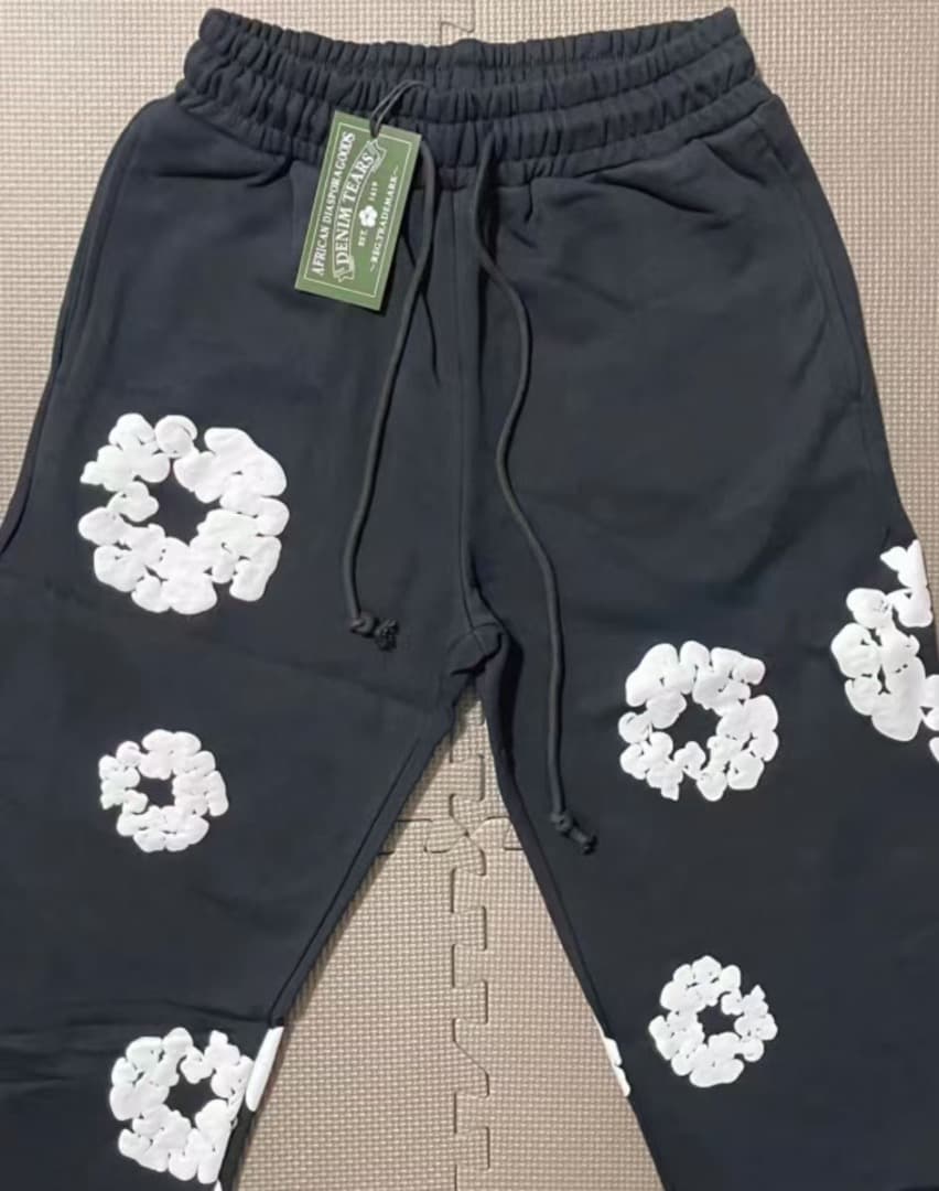 Denim Tears スウェットパンツブラックサイズMM DENIM TEARS