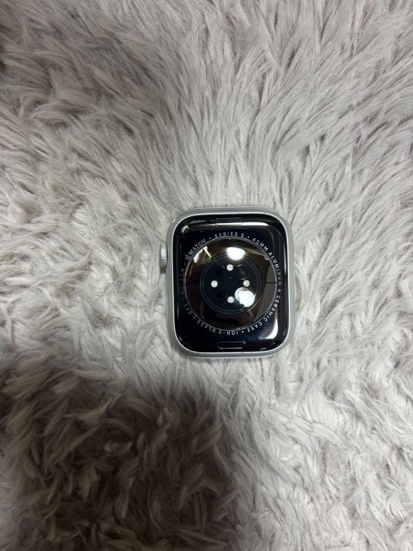 Watch series9GPS45mmシルバーアルミニウムケース