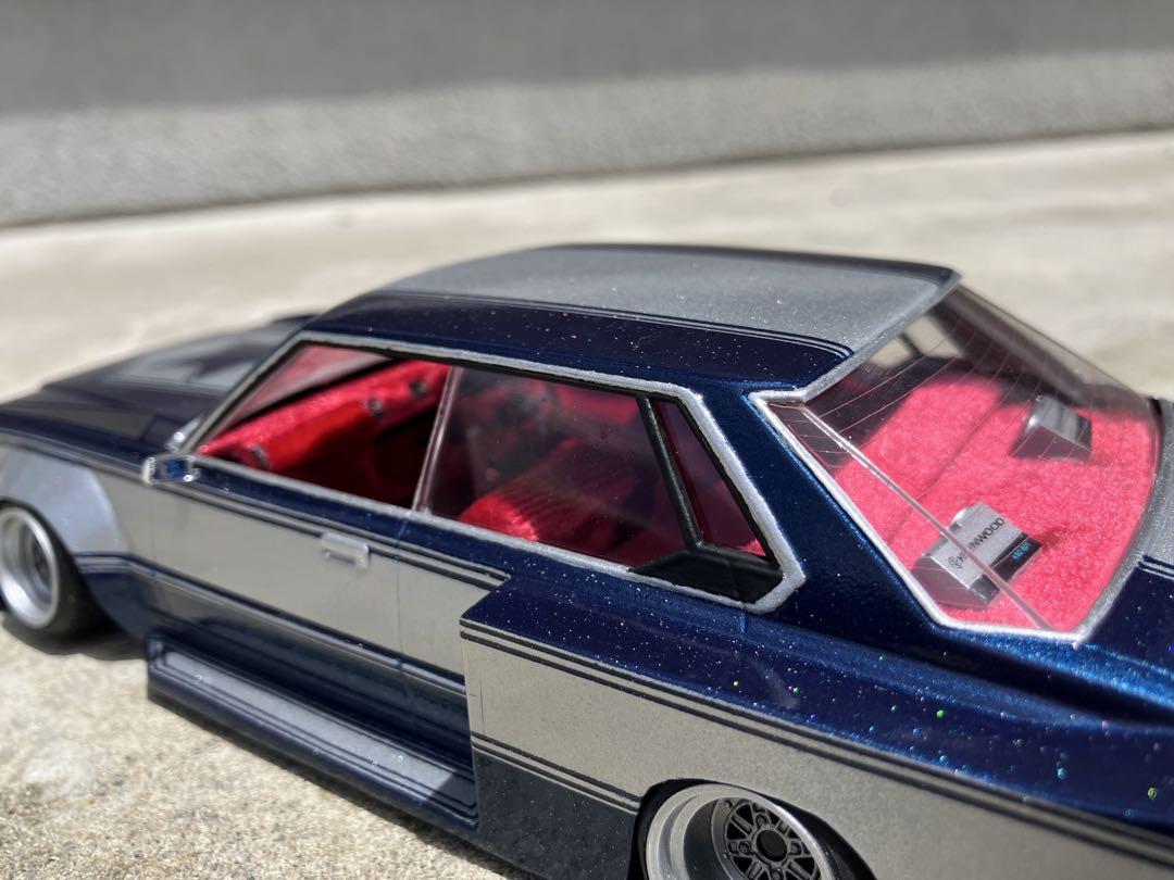 プラモデル完成品車　430セドリック　チバラギ仕様　街道レーサー　グラチャン プラモデル完成品車 430セドリック チバラギ仕様 街道レーサー