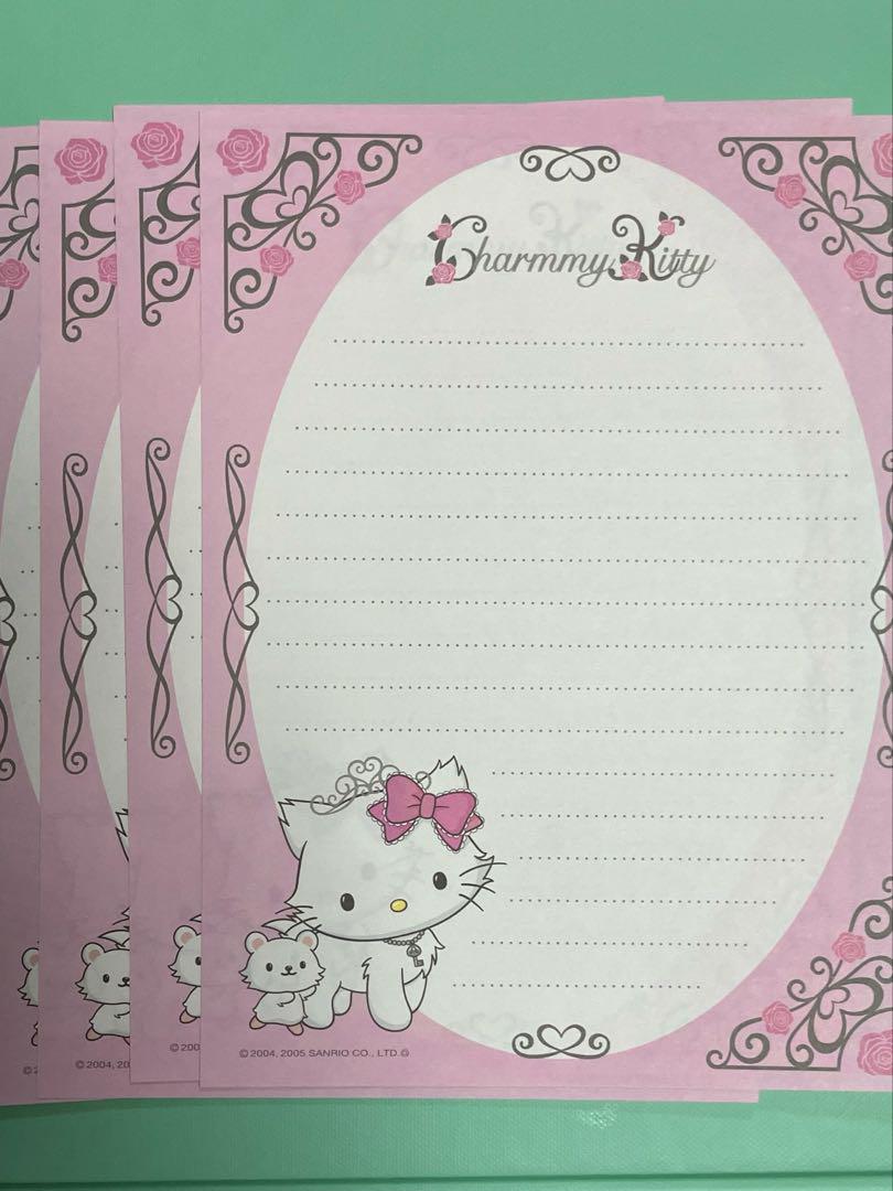 Charmmy Kitty メモ用紙セット　チャーミーキティ　レター レア 貴重♡チャーミーキティ レターセット - メルカリ