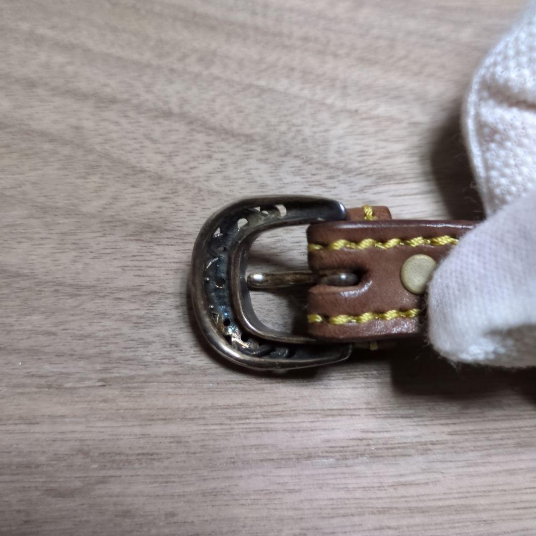 SAAD・レザーブレスレット・925 SAAD シルバー925バックル レザーブレスレット - メルカリ