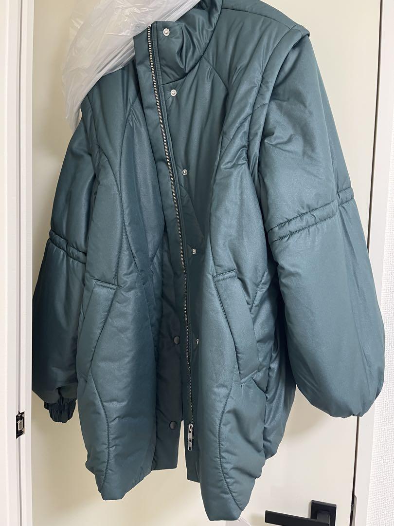 タグ付き　2WAY WAVE STITCH PADDED JACKET