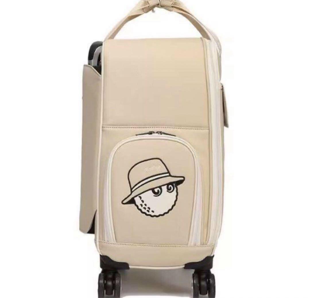 マルボンゴルフ Malbon キャディバッグ スーツケース 2点セット