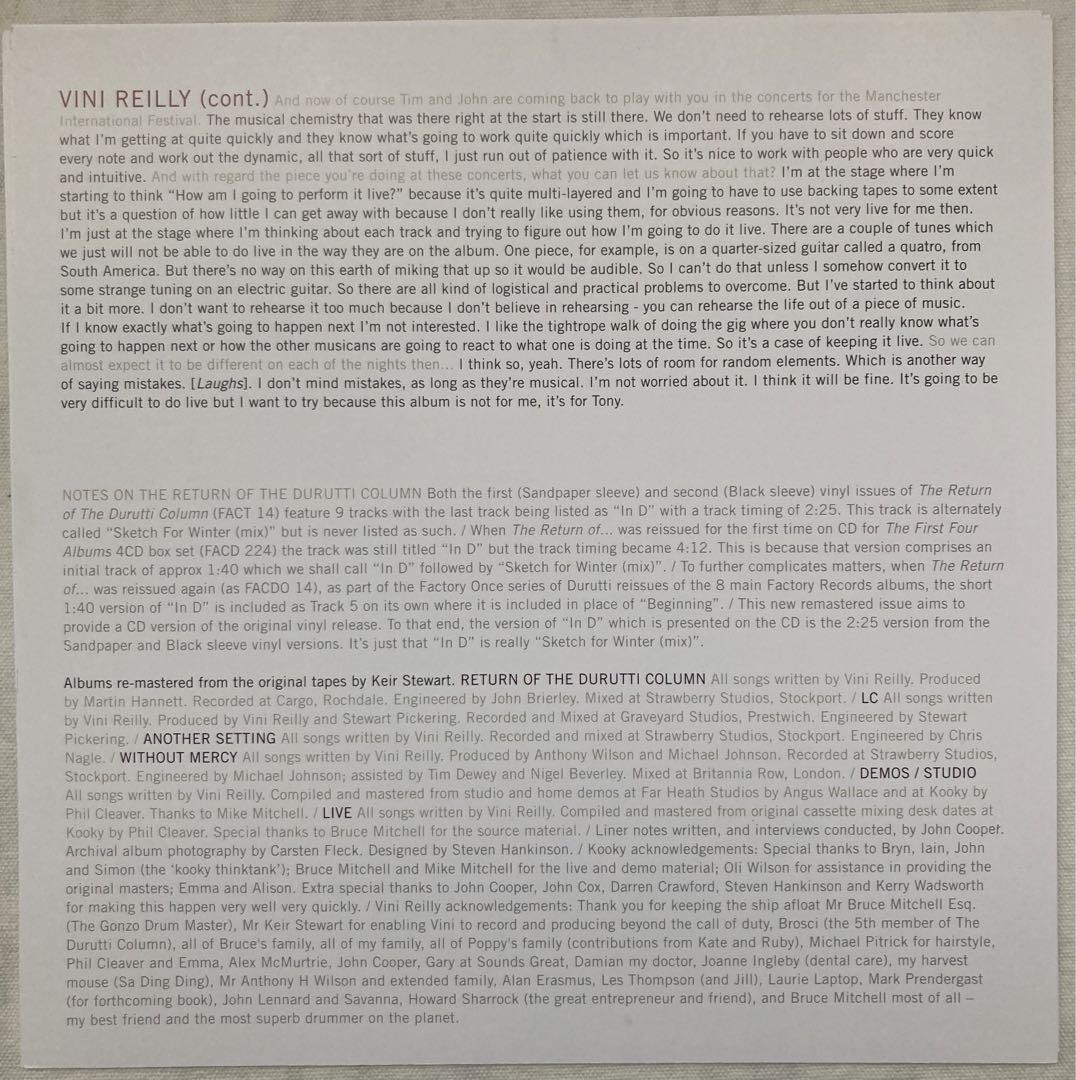 【税込】 Column Durutti The CD CD 盤 自主制作 自主盤 アルバム 洋楽