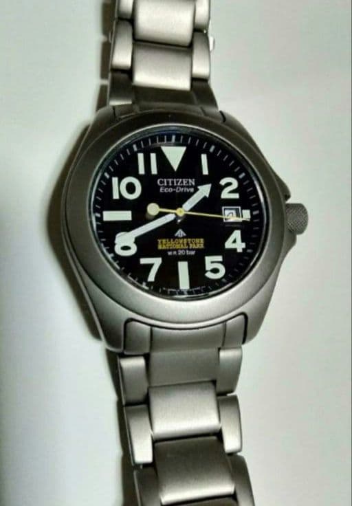 【美品】シチズンプロマスターCITIZEN-EcoDriveイエローストーン