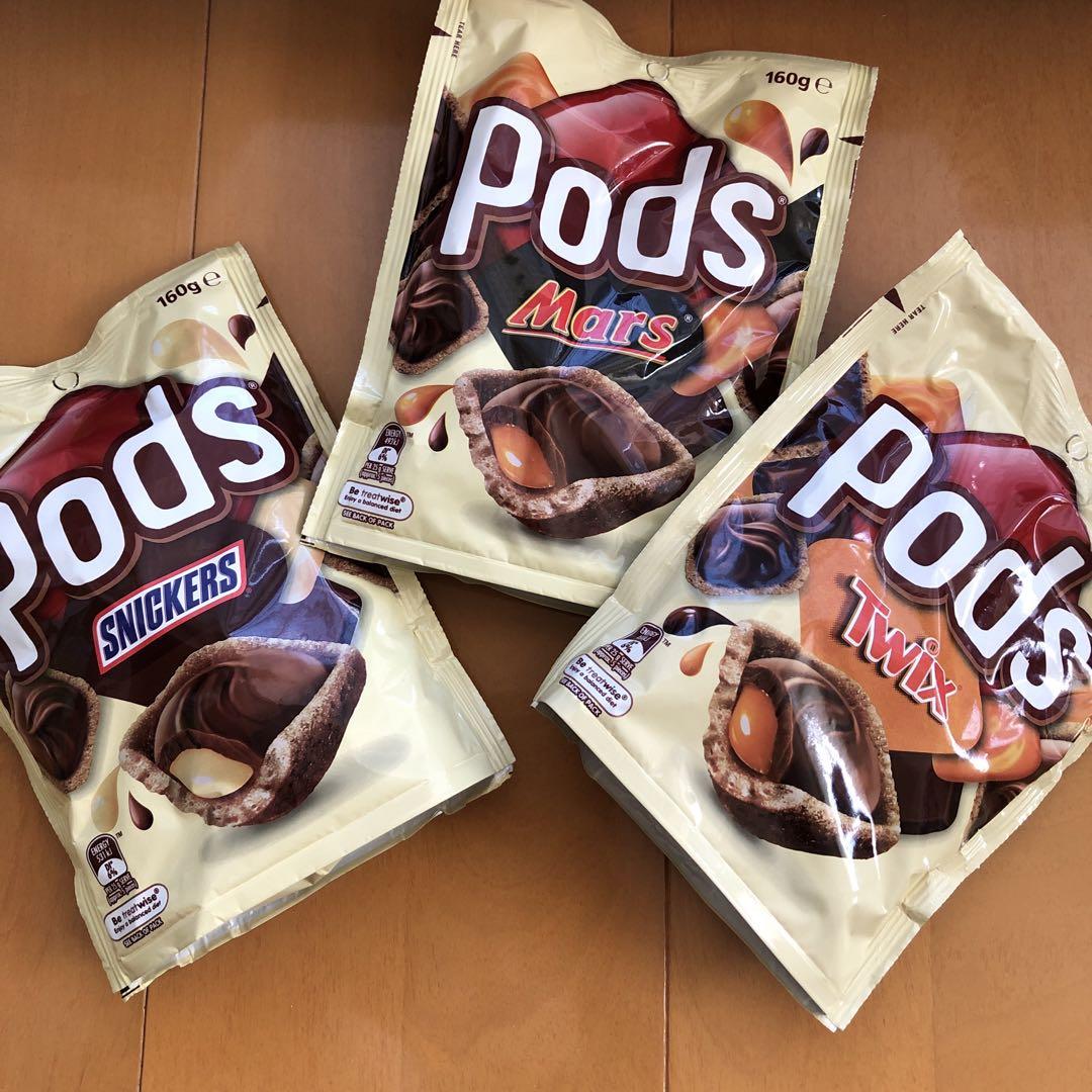 Pods★３点★Twix★Mars★Snickers★ツイックス★マーズ★スニッ