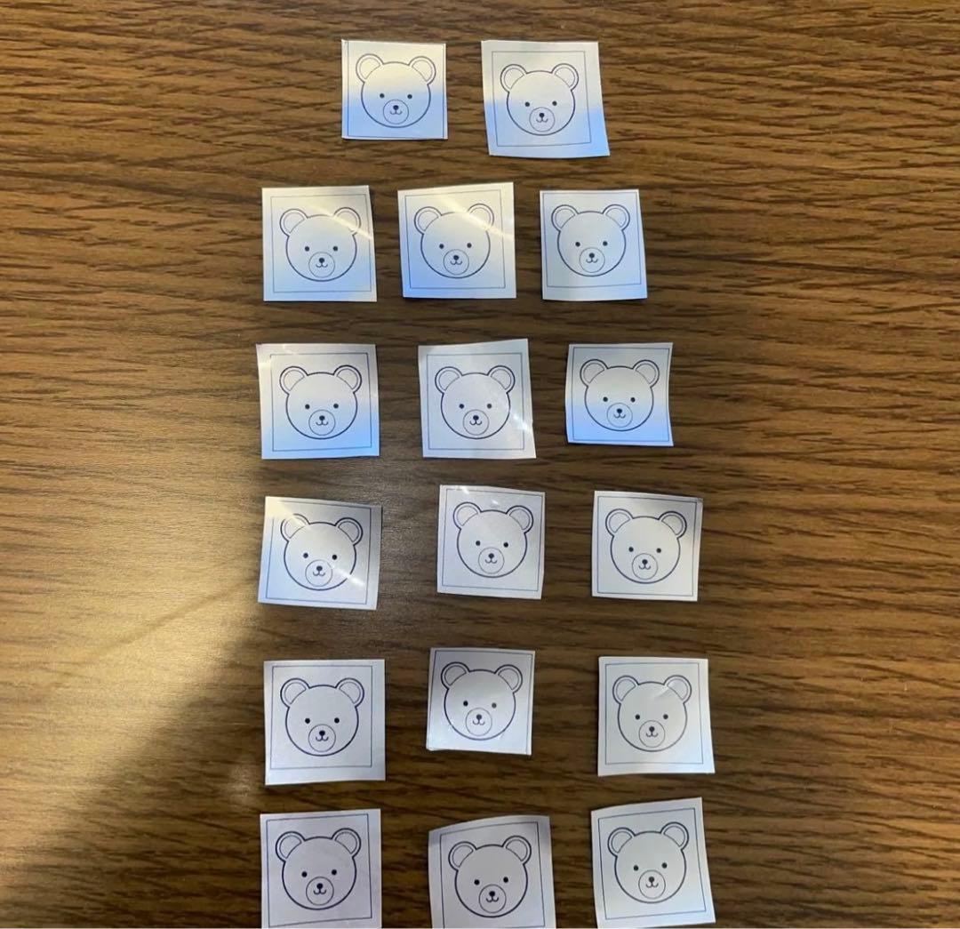 ほほえみミルク　くまマーク　応募マーク