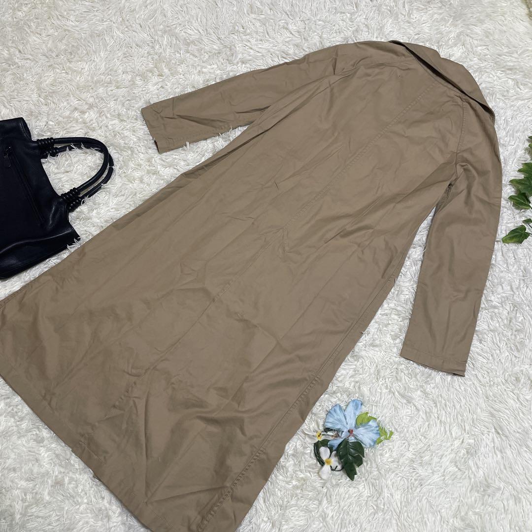 美品 ドゥーズィエムクラス ロングトレンチコート ベージュ