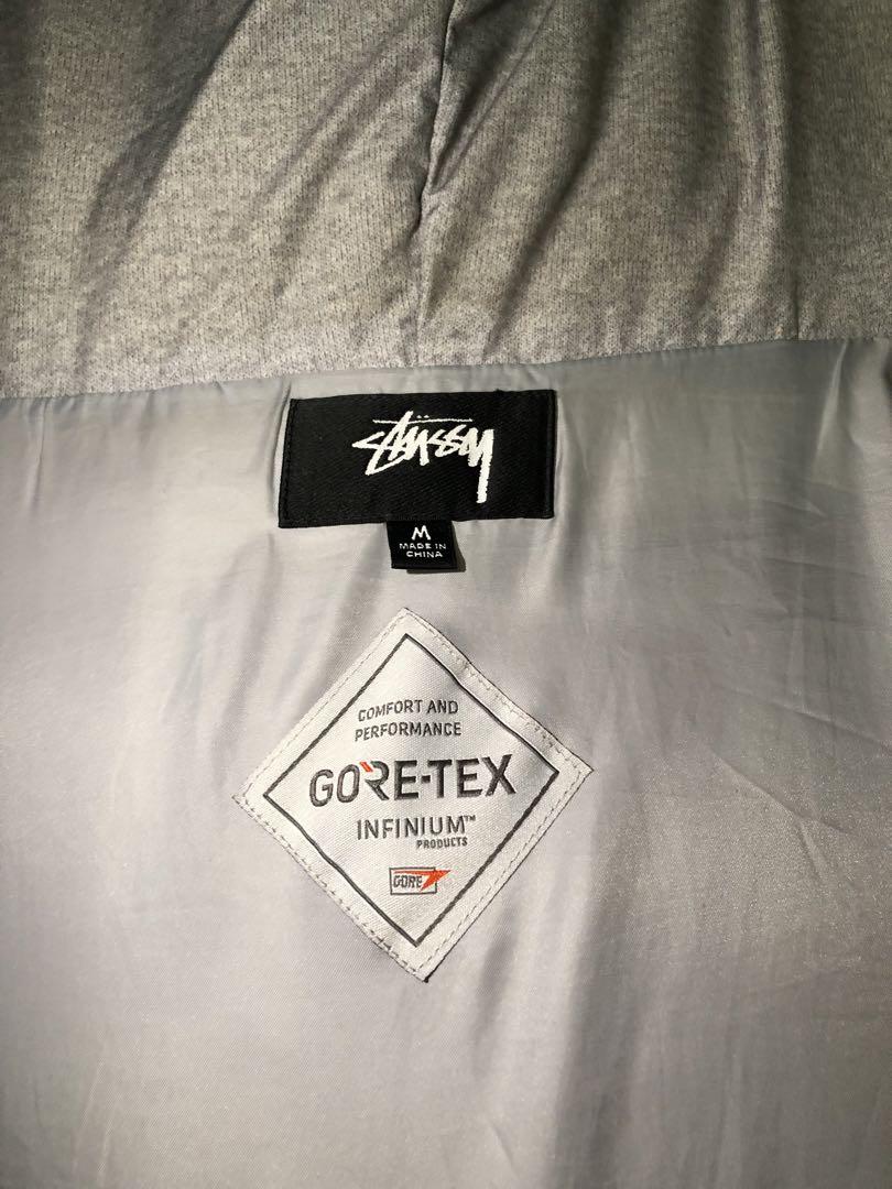 Stussy グレー ダウンジャケット M GORE-TEX