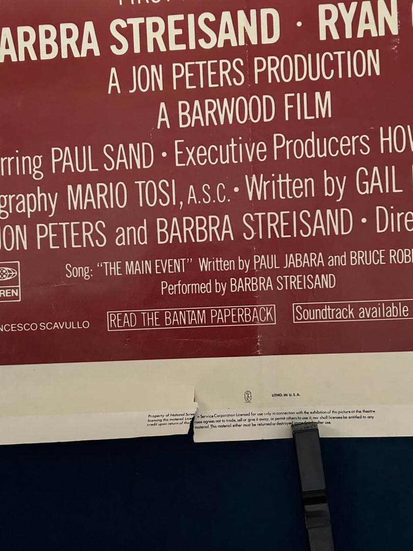 メーン・イベント USオリジナル映画ポスター メーン・イベント USオリジナル映画ポスター