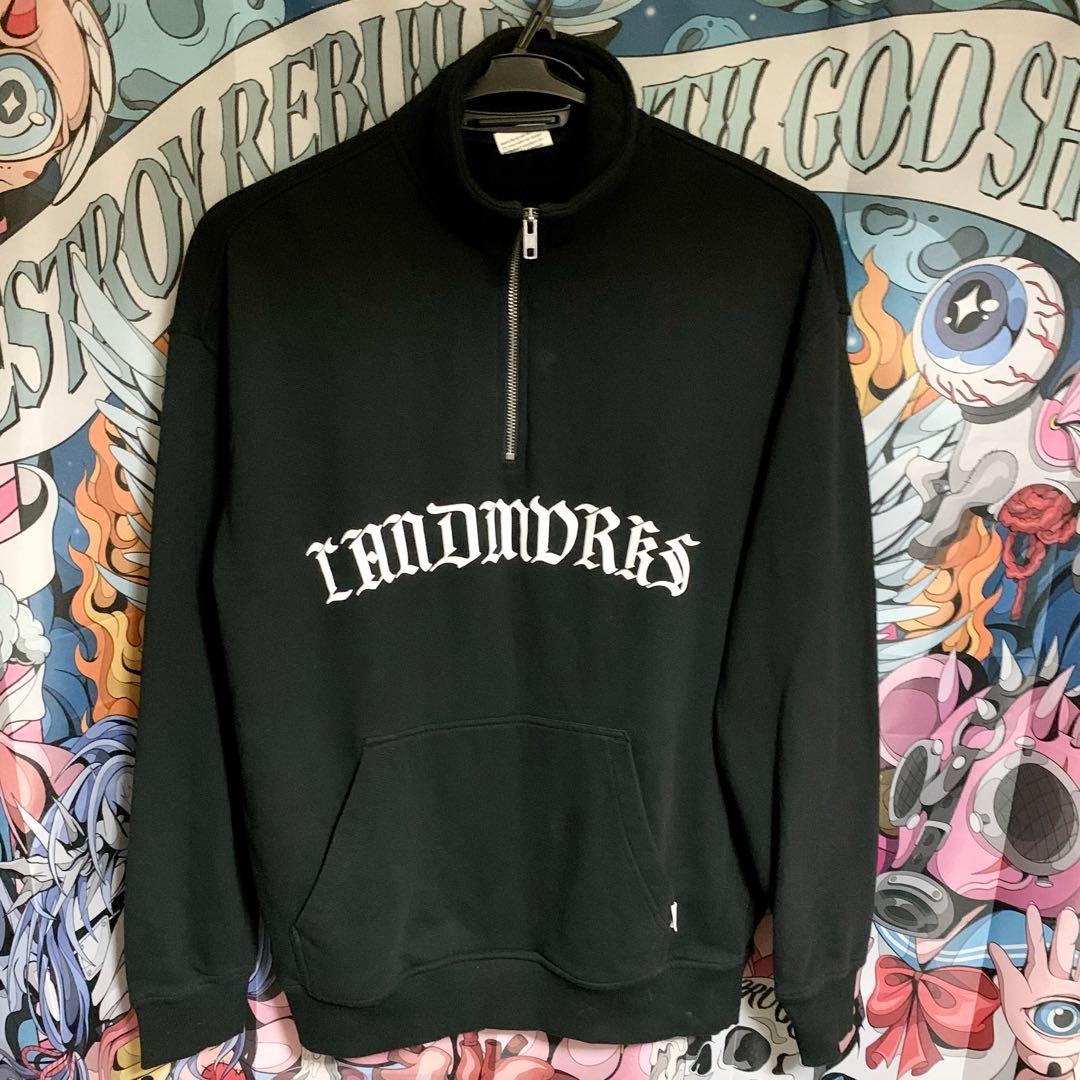 LANDMVRKS メタルコア ZIPつき クルーネック