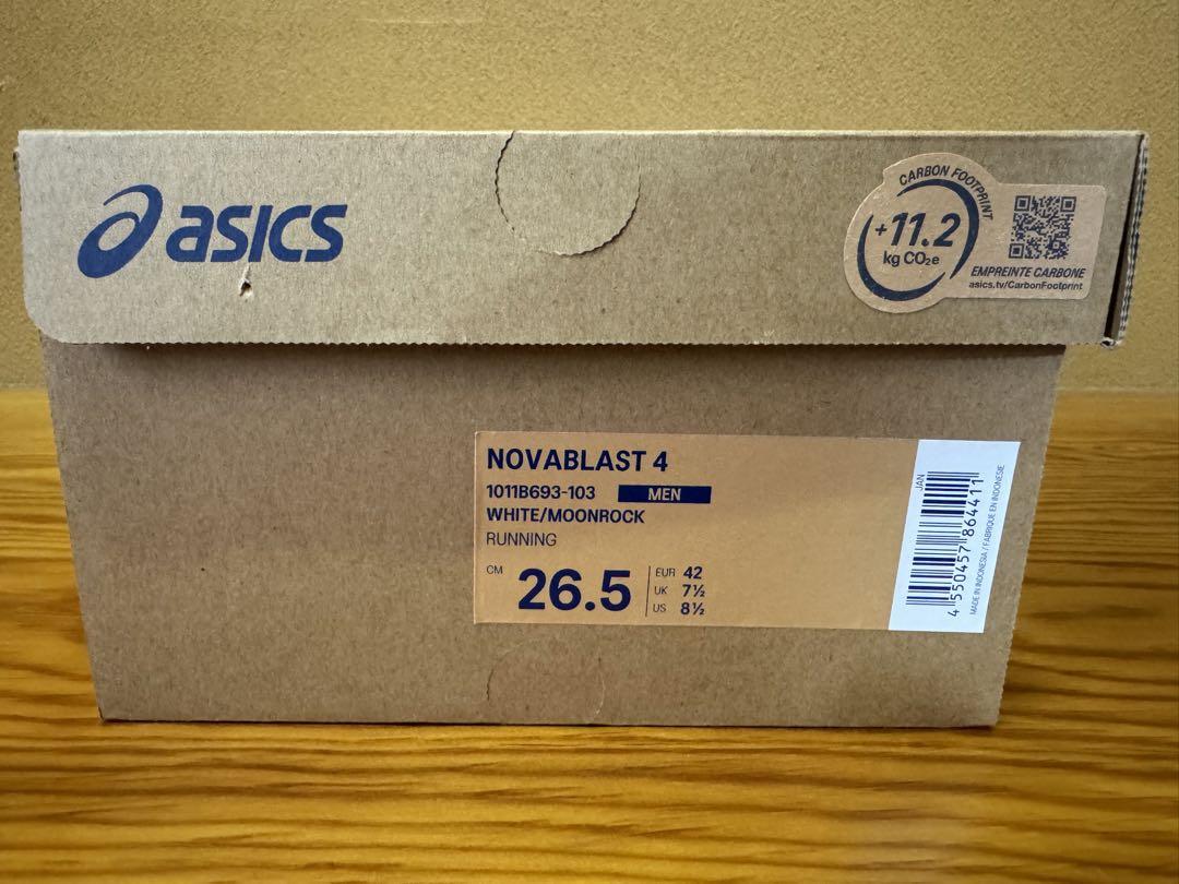 ASICS NOVABLAST 4 メンズ 26.5 アシックス ノヴァブラスト