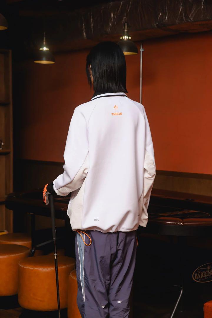 TNRCN HALF ZIP POLO WHITE RUFFLOG サイズM
