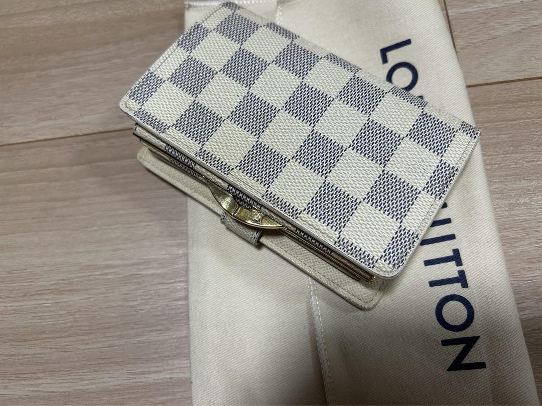 Louis Vuitton ダミエ 二つ折り財布 保存袋付き