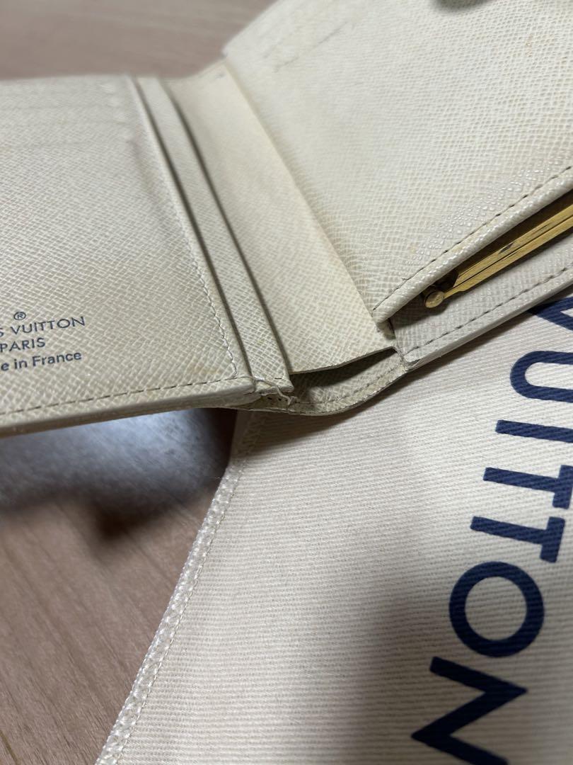 Louis Vuitton ダミエ 二つ折り財布 保存袋付き