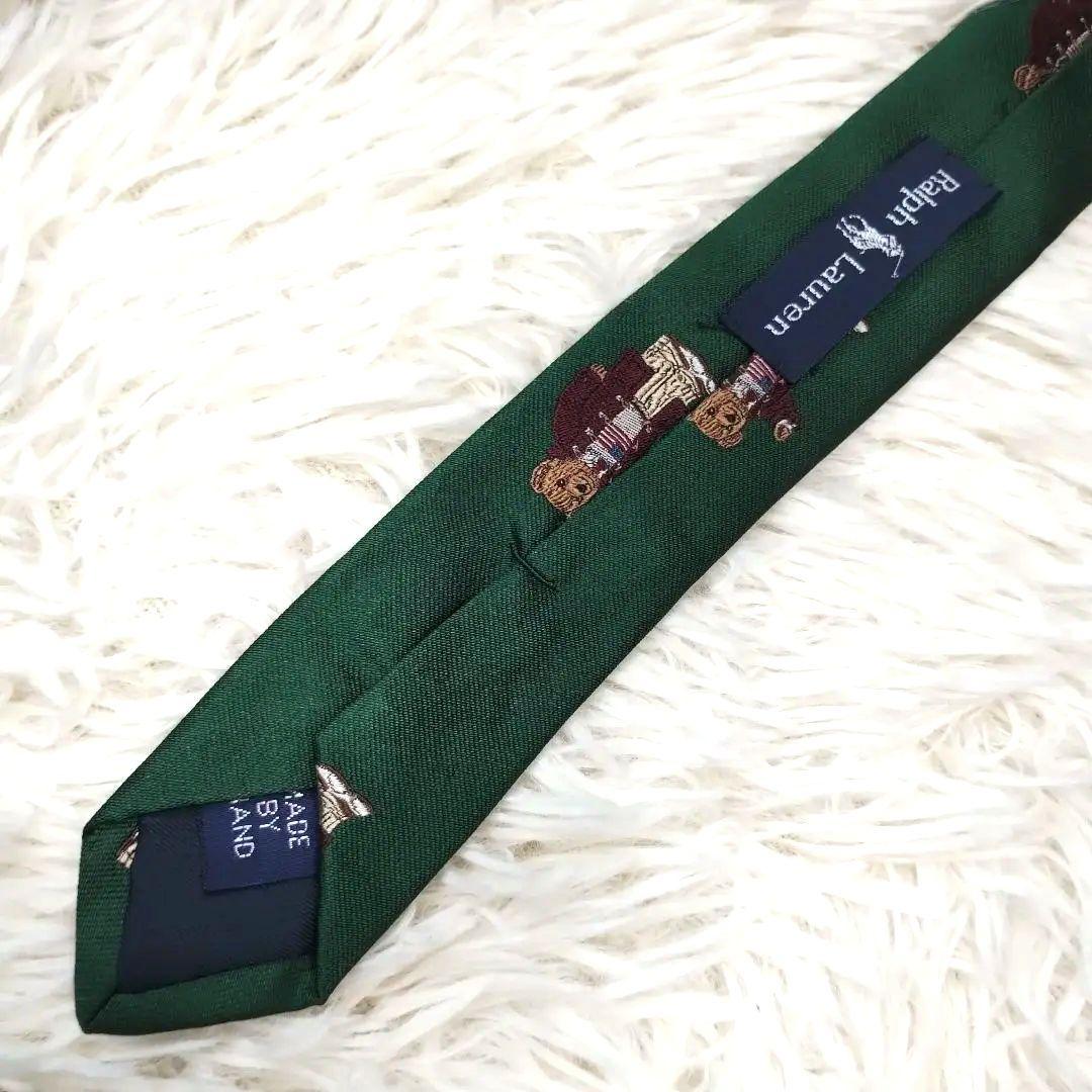 ラルフローレン Ralph Lauren ネクタイ ポロベア くま グリーン ラルフローレン Ralph Lauren ネクタイ ポロベア くま グリーン