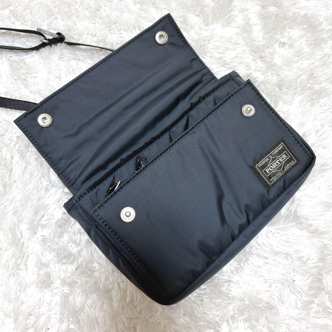 【美品】PORTER LIBERTY リバティー 835-16504 ネイビー