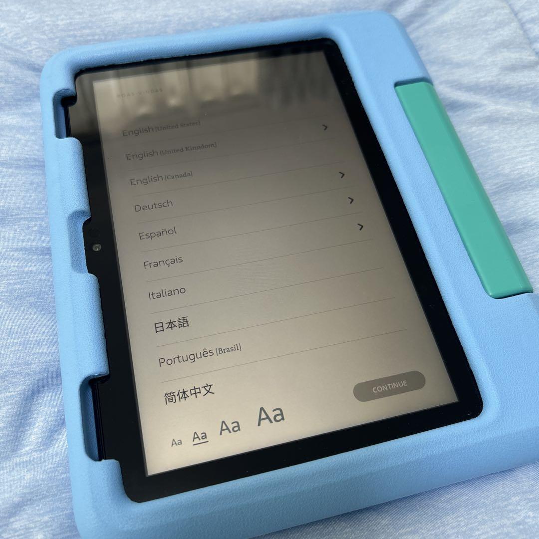 美品！Amazon Fire HD 8 キッズモデル ブルー 第12世代 32G Amazon(アマゾン) Fireタブレット Fire HD 8 キッズモデル