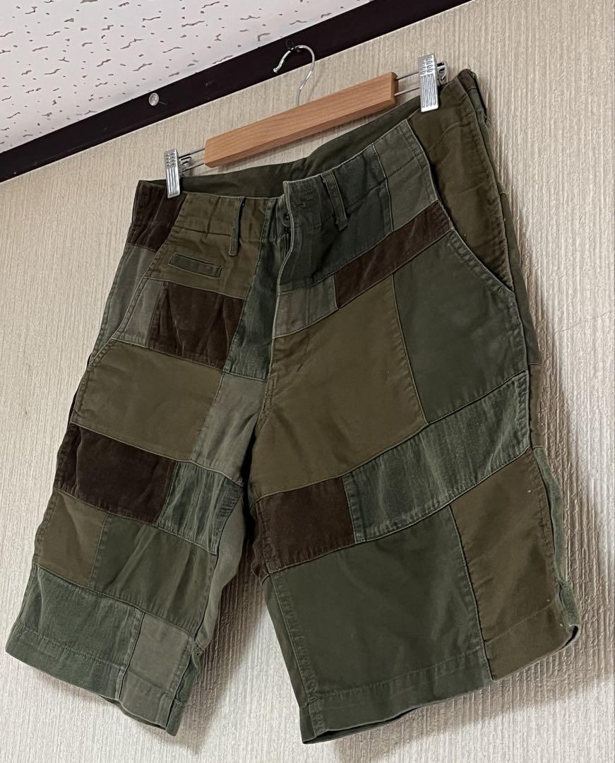 Mountain research パッチワーク　ショートパンツ