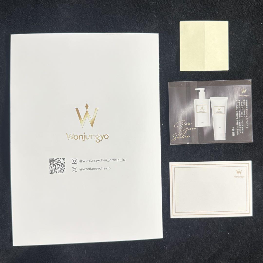 平野紫耀 ウォンジョンヨ Wonjungyo hair メッセージカード 特典