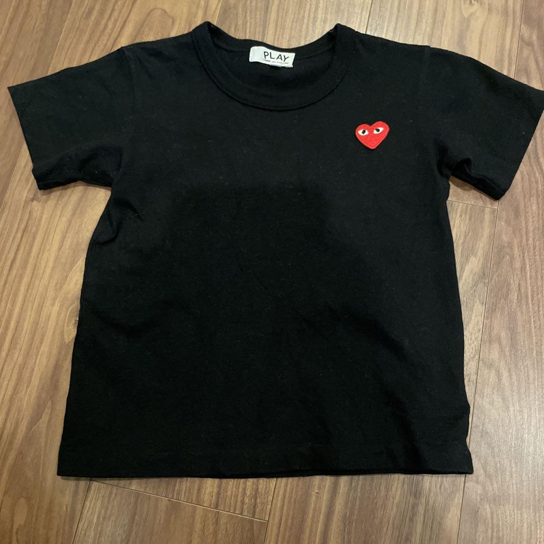 PLAY ブラック Tシャツ Mサイズ ハート刺繍 楽天市場】PLAY CdG Tシャツ ブラック Mサイズ コムデギャルソン